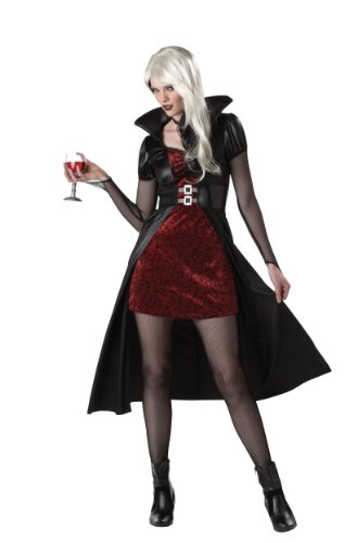 Acheter Déguisement Vampire Femme Rouge Halloween Taille L chez AMAZON.FR