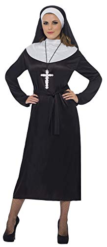 Acheter Smiffys Costume de religieuse, noir, avec robe et coiffe chez AMAZON.FR