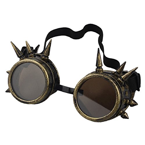 Acheter niceEshop(TM) Vintage Lunettes Goggles Steampunk pour Cosplay et Photographie (Couleur Bronze) chez AMAZON.FR