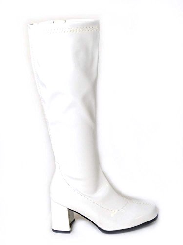 Acheter Bottes de go-go pour femme Pour déguisement années 1960/70 Style Rétro - Multicolore - blanc, 39 EU chez AMAZON.FR