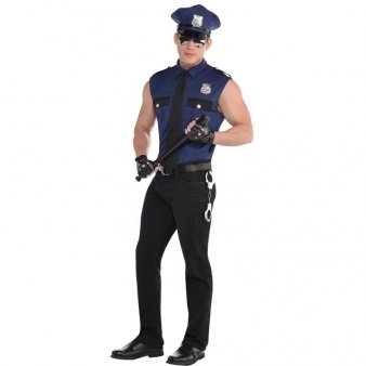 Acheter amscan - Costume Under Arrest Police Officer pour homme, l, bleu (845778 - 55) chez AMAZON.FR