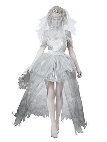 Acheter Molly Pur Color Halloween Fantôme Fantaisie Wedding Robe Freesize Comme Image chez AMAZON.FR