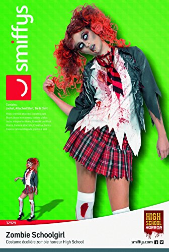 Acheter Déguisement écolière zombie Halloween femme Taille M chez AMAZON.FR