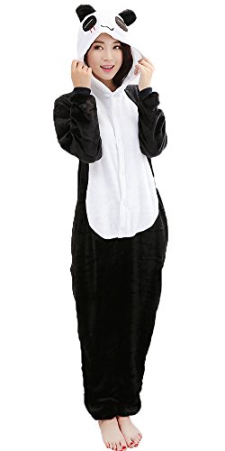 Acheter Tres Chic Milanda Adulte Unisexe Ensemble de Pyjama Costume Cosplay Animaux Pyjamas Costume pour Halloween Noel D‘eguisement (XL, Panda) chez AMAZON.FR