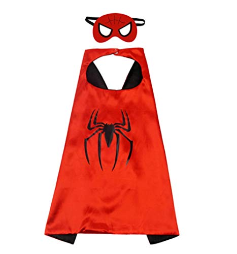 Acheter Farrosig Costumes de Super Héros, Masque de Cape Super Héros pour Enfants (Spider Man) chez AMAZON.FR