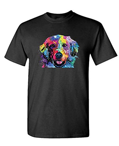 Acheter Golden Retriever Dean Russo Dog Canine pup - Mens Cotton T-Shirt XXL chez AMAZON.FR