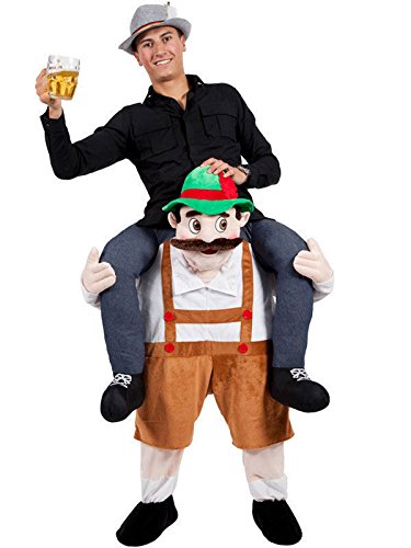 Acheter Carry Me Bavarian Beer Guy Ride on Mascot Fancy Pants Dress Man date d'anniversaire Noel Fete Costume Deguisement chez AMAZON.FR