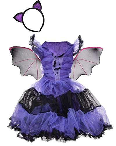 Acheter ZOEREA Déguisement enfant Fille Robe Costume Vêtements Costume de bébé déguisement carnaval costume Bat girl chez AMAZON.FR
