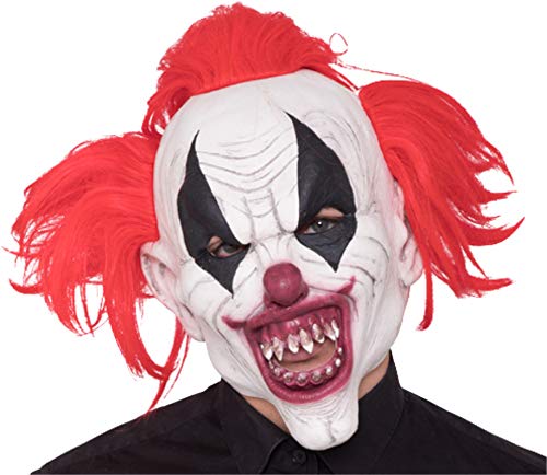 Acheter TK Gruppe Timo Klingler Masque d'horreur Halloween à partir DE 18 Ans pour Hommes et Femmes en déguisement de Costume de Clown Rouge en Latex chez AMAZON.FR