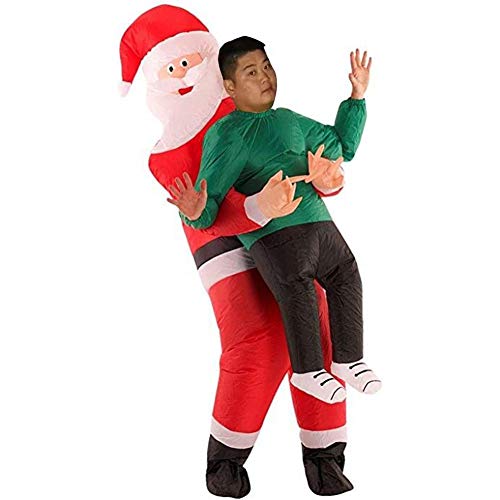 Acheter Noël Costume Gonflable Parodie pour Adultes Hommes Femmes Déguisements Santa Claus Hugs Xmas Cosplay Costume Drôle Show Props chez AMAZON.FR