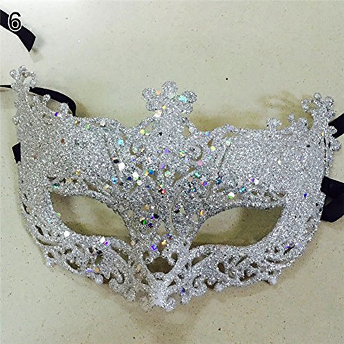 Acheter YUnnuopromi Merry Christmas. Mode Cosplay Masque pour Les Yeux Carnaval Fancy Mardi Mascarade fête Silver chez AMAZON.FR